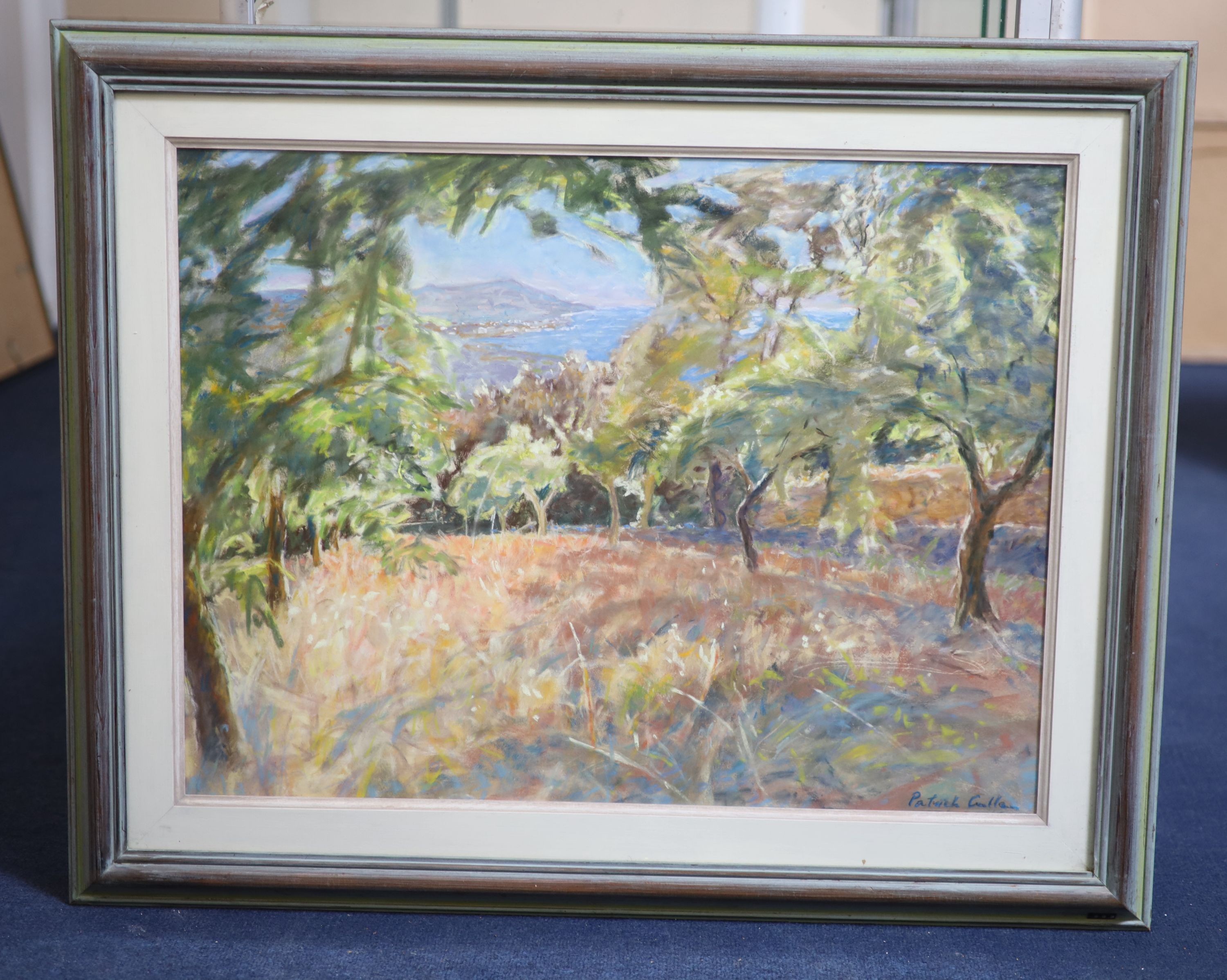 Patrick Cullen (Contemporary), Orchard, Grats (Languedoc), Pastel, 46 x 61cm.